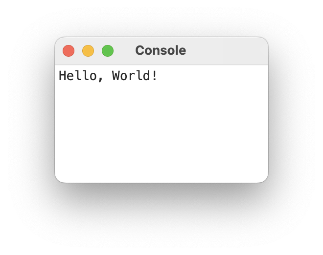 QtSpim Console Hello